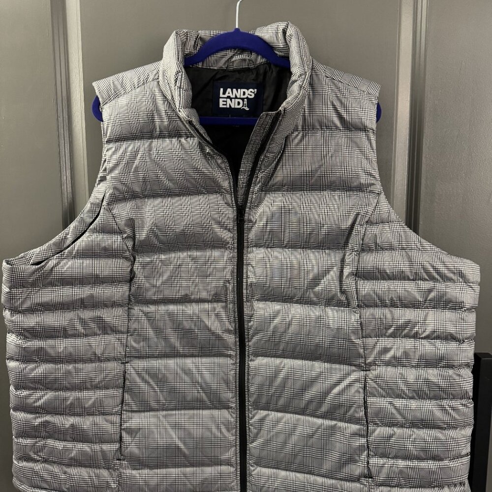 Lands' End - Down Puffer Vest - Plus Size 3X